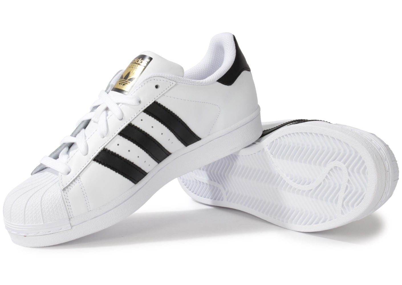 adidas superstar foundation blanc noir