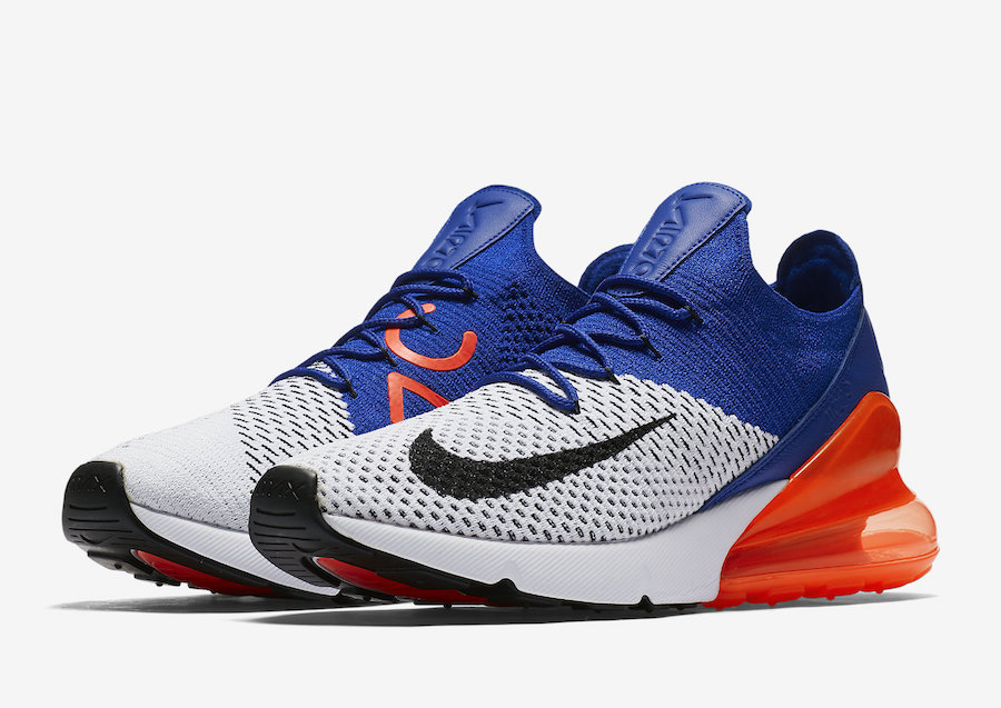 air max 270 flyknit bleu