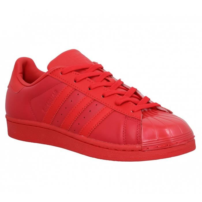 baskets adidas rouge