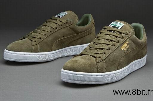 chaussure puma en daim