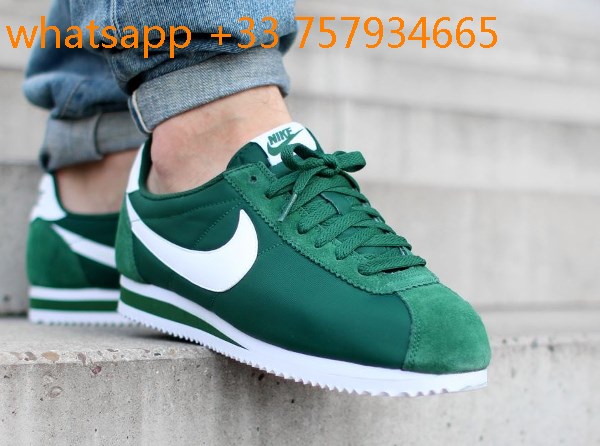 nike classic cortez homme verte